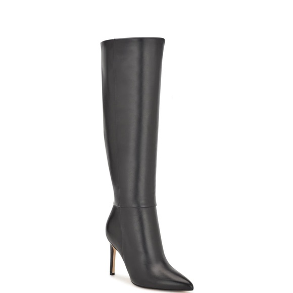 Nine West Richy Wide Calf Heeled Boots - Picture 2 of 9